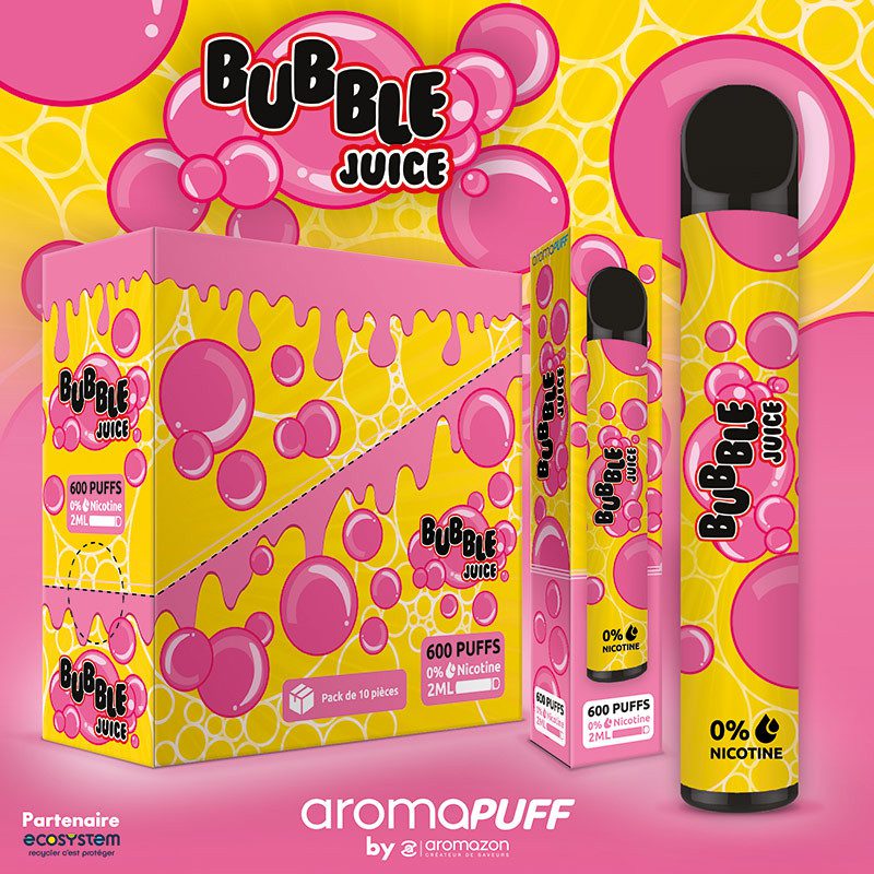 Vape jetable - Bubble juice