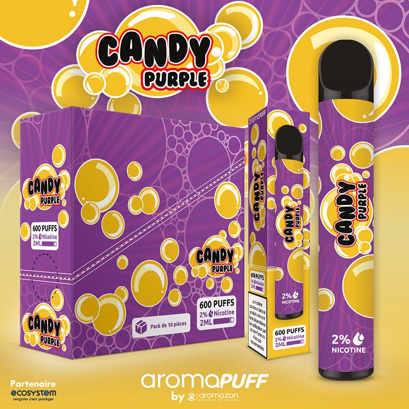 Vape jetable - Candy purple – Image 3