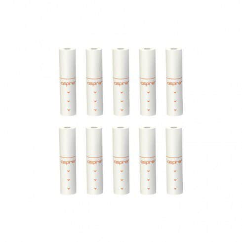 Vape - Filtres aspire 10pcs blanc