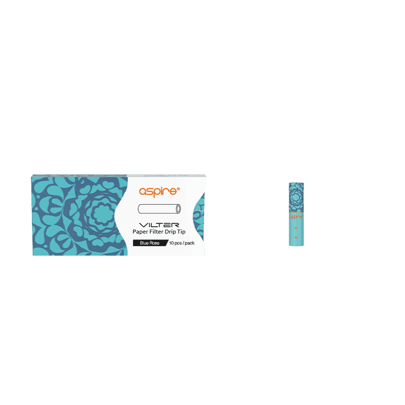 Vape - Filtres aspire 10pcs bleu