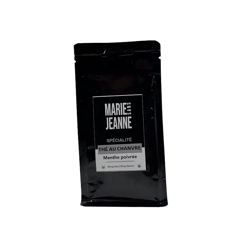 Thé infusé au CBD - Menthe poivrée