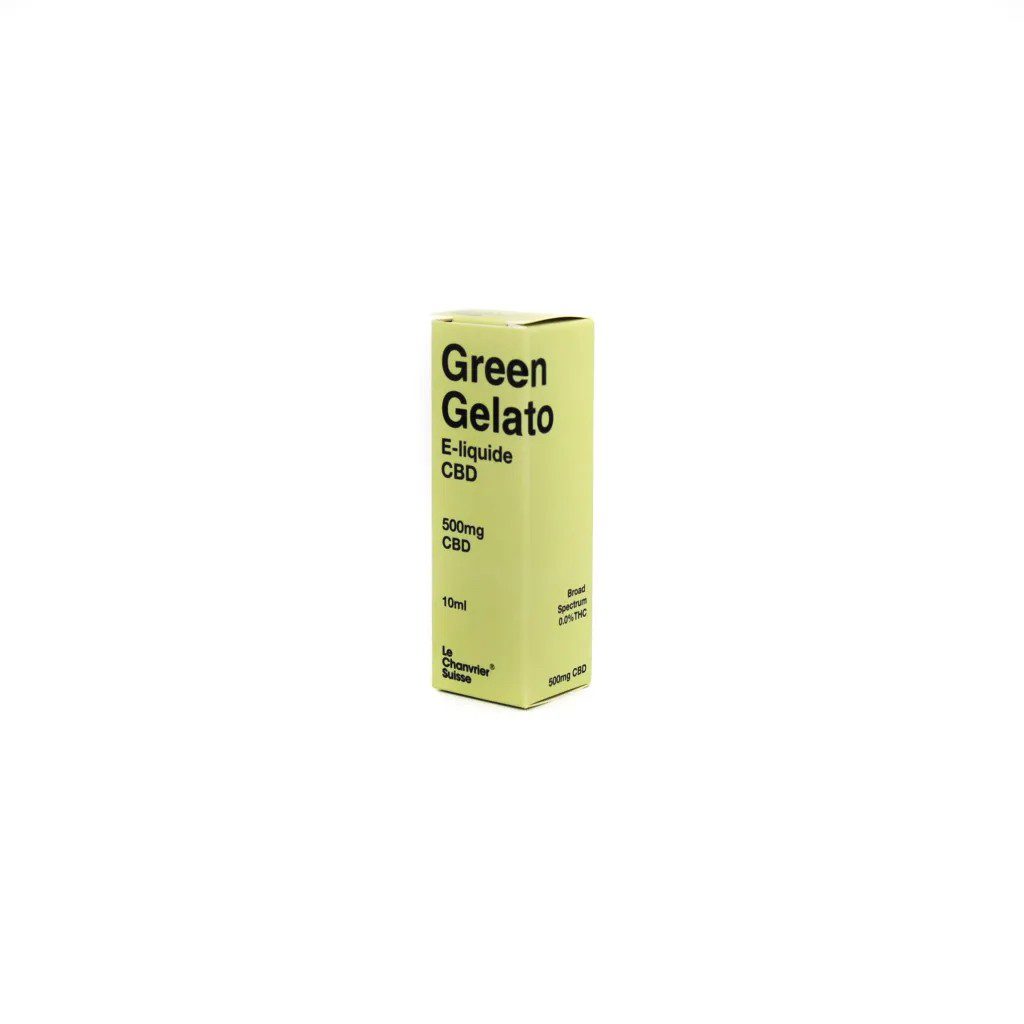 E-Liquide Le Chanvrier Suisse - Green Gelato - 10ml